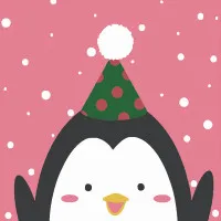 Картина за номерами Strateg  Пінгвін розміром 20х20 см (HH5129)