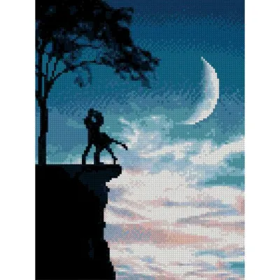 Алмазна мозаїка Кохання на краю 30х40 см HX122 Алмазна мозаїка Кохання на краю 30х40 см HX122