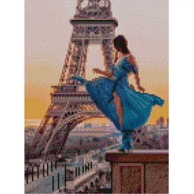 Алмазна мозаїка У стилі Парижа 30х40 см HX206 Алмазна мозаїка У стилі Парижа 30х40 см HX206