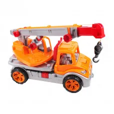 Игрушка Технок "Автомобильный кран" (оранжевый) (3695)