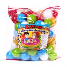 Пісочниці та басейни Технок "Набір кульок для сухих басейнів" (100 елем) (4548)