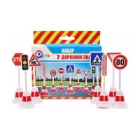 Набор дорожных знаков Технок (7 шт) (4357)