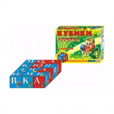 Обучающая игра Технок "Набор кубиков Азбука" (12 элем) (рус) (0182)