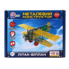Конструктор металевий Технок "Літак-біплан" (4791)