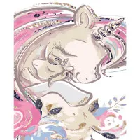 Картина за номерами Мамине кохання 30х40 см SS-6400