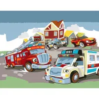 Картина за номерами "Незамінні рятівники" 30х40 см SS-6457