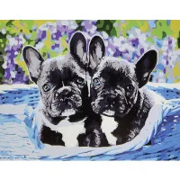 Картина за номерами Strateg ПРЕМІУМ Малесеньке щастя розміром 30х40 см (SS1206)