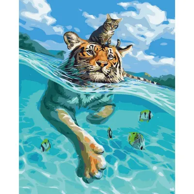 Картина по номерам Дружба и доверие 40х50 см SY6046 Картина по номерам Дружба и доверие 40х50 см SY6046