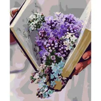 Картина за номерами Квітуча книга 40х50 см SY6047
