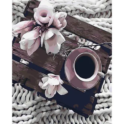 Сніданок з квітами 40х50 см SY6073