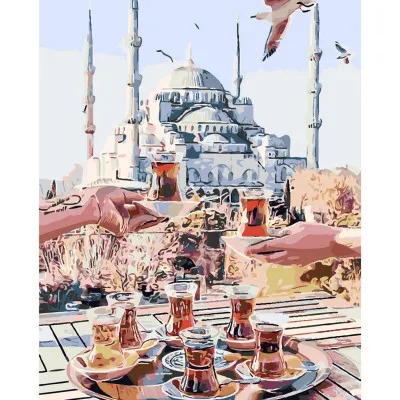 Картина за номерами Турецький чай 40х50 см SY6093