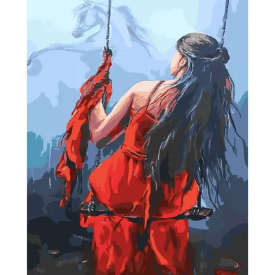 Картина по номерам Качели грез 40х50 см SY6101