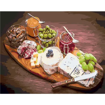 Картина за номерами Соковитий натюрморт 40х50 см SY6107