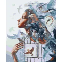 Картина за номерами Вільна душа 40х50 см SY6110