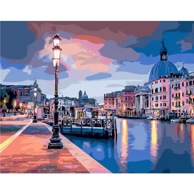 Картина по номерам Вечерний Будапешт 40х50 см SY6118 Картина по номерам Вечерний Будапешт 40х50 см SY6118