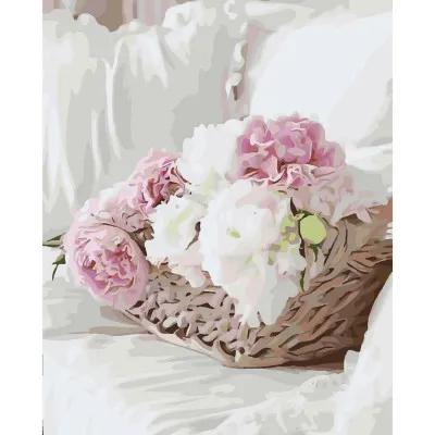 Картина за номерами Ранкові півонії 40х50 см SY6156