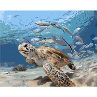 Картина за номерами Підводний світ 40х50 см SY6175