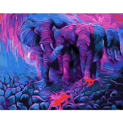 Картина за номерами Акварельні гіганти 40х50 см SY6247