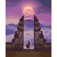 Картина по номерам Фиолетовая луна 40х50 см SY6287