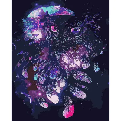 Картина за номерами Сова нічна 40х50 см SY6288