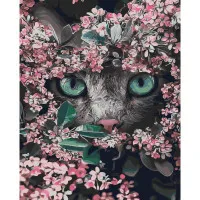 Картина за номерами Очі у кольорах 40х50 см SY6301