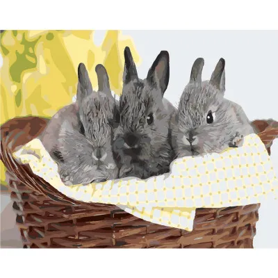 Картина за номерами Пушистики 40х50 см SY6314