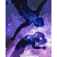 Картина за номерами Космічна любов 40х50 см SY6323