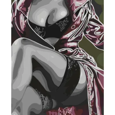 Картина за номерами Спокусливі панчохи 40х50 см SY6343