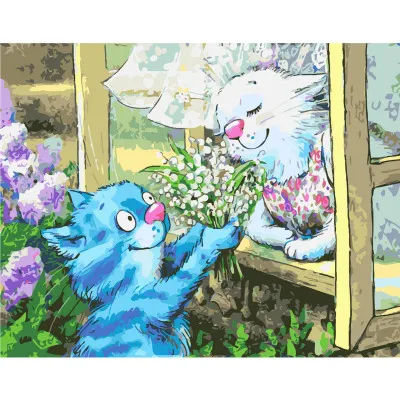 Картина за номерами Знаки уваги 40х50 см SY6358 Картина за номерами Знаки уваги 40х50 см SY6358