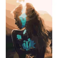 Картина за номерами Глибина всередині 40х50 см SY6471