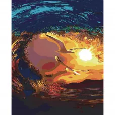 Картина по номерам Лови волну! 40х50 см SY6513