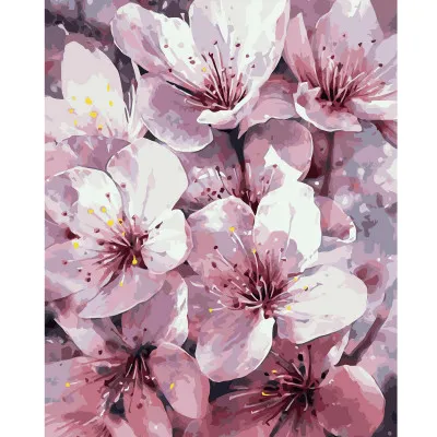 Картина по номерам Сакура 40х50 см VA-0655 Картина по номерам Сакура 40х50 см VA-0655