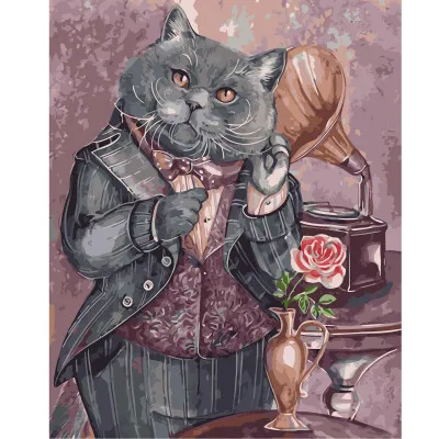 Картина за номерами Мелодія думок 40х50 см VA-1458 Картина за номерами Мелодія думок 40х50 см VA-1458