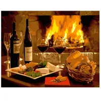 Картина по номерам Винный натюрморт-2 40х50 см VA-1809