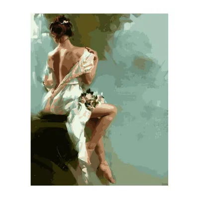 Картина за номерами Крихка дівчина 40х50 см VA-2826 Картина за номерами Крихка дівчина 40х50 см VA-2826