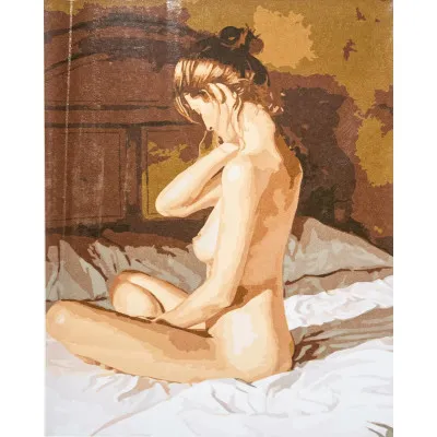 Картина по номерам "Тело в лучах" с лаком размером 40х50см