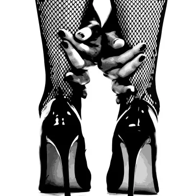 Картина по номерам Острые каблуки 40х50 см VA-3126