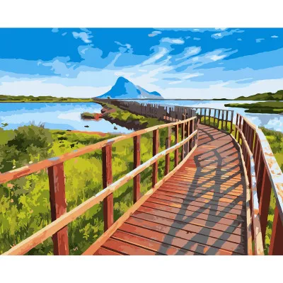 Картина за номерами Міст догори 40х50 см VA-3209