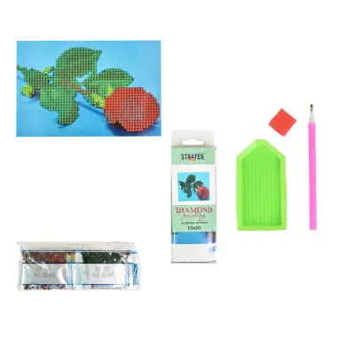 Алмазна мозаїка Strateg ПРЕМІУМ Троянда у блакитній ніжності без підрамника розміром 10х15 см (YAB14429) Алмазна мозаїка Strateg ПРЕМІУМ Троянда у блакитній ніжності без підрамника розміром 10х15 см (YAB14429)