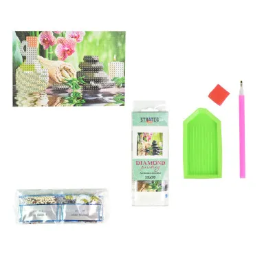 Алмазна мозаїка Strateg ПРЕМІУМ Гармонія та спокій без підрамника розміром 10х15 см (YAB28548) Алмазна мозаїка Strateg ПРЕМІУМ Гармонія та спокій без підрамника розміром 10х15 см (YAB28548)