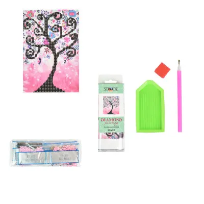 Алмазна мозаїка Strateg ПРЕМІУМ Абстрактне дерево без підрамника розміром 10х15 см (YAB28616) Алмазна мозаїка Strateg ПРЕМІУМ Абстрактне дерево без підрамника розміром 10х15 см (YAB28616)