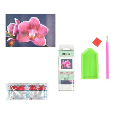 Алмазна мозаїка Strateg ПРЕМІУМ Магія орхідеї без підрамника розміром 10х15 см (YAB28645) Алмазна мозаїка Strateg ПРЕМІУМ Магія орхідеї без підрамника розміром 10х15 см (YAB28645)