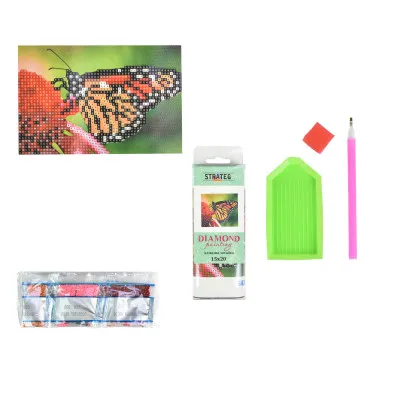 Алмазна мозаїка Strateg ПРЕМІУМ Легкість польоту без підрамника розміром 10х15 см (YAB28656) Алмазна мозаїка Strateg ПРЕМІУМ Легкість польоту без підрамника розміром 10х15 см (YAB28656)