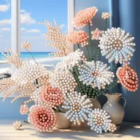 Алмазна мозаїка Strateg ПРЕМІУМ Чудовий ранок на паперовій основі розміром 18х18 см (ZAV1818-2)