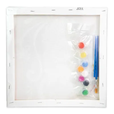  Набор для росписи-антистресс Strateg Колибри в цветах размером 30х30 см (JCEE36806)